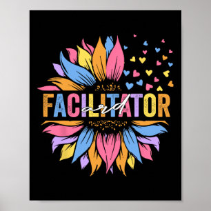 Poster Ard Facilitateur Éducation Spéciale Tournesol