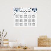 Poster Ardoise bleu poussiéreux marine Plan de siège bota (Cuisine)