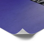 Poster Ardoise, chaise et feu de scène du directeur 2 (Coin)