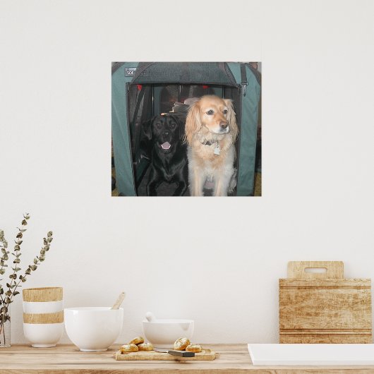 Poster Ardoise et Sasha (Cuisine)