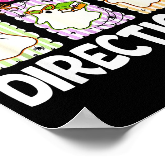 Poster Are You Fall-o-ween Directions Cute Ghost Teacher (Coin)