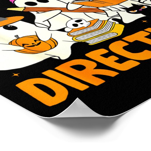 Poster Are You Fall-o-ween Directions Funny Ghost Teacher (Coin)