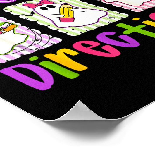 Poster Are You Fall-o-ween Directions Soky Cute Ghost Tea (Coin)