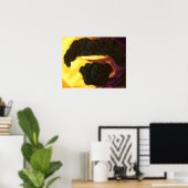 Poster "Are you serious?", Zappa, humor, pop art (Bureau à domicile)