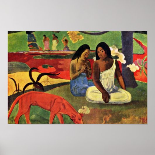 Poster Arearea Par Gauguin Paul (Qualité optimale) (Devant)