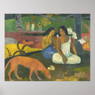 Poster Arearea Paul Gauguin Canvas