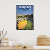 Poster Arènes de Nîmes 1926 - Style Rétro (Cuisine)