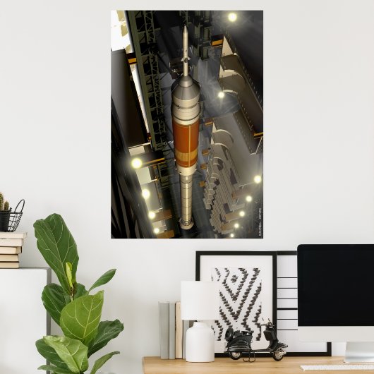 Poster Ares 1 Rocket (Bureau à domicile)