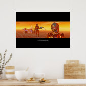 Poster ARÈS CYBORG,DÉSAERT HYPERION,SCIENCE-FICTION Scifi (Cuisine)