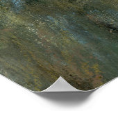 Poster Arêtes de falaises modernes Peinture paysage Abstr (Coin)