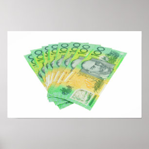 Poster argent australien