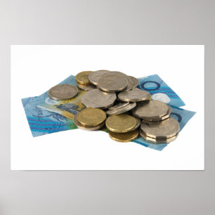 Poster argent australien