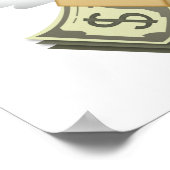 Poster Argent avec ailes - Emoji (Coin)