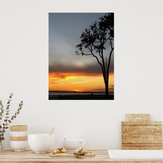 Poster argent et or (Cuisine)