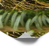 Poster Argent et or Noël Arbre II (Coin)