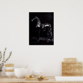 Poster Argent foncé (Cuisine)