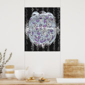 Poster Argent sur verre tendu (Cuisine)