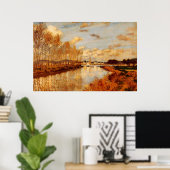 Poster Argenteuil, vu du petit bras de la Seine (Bureau à domicile)