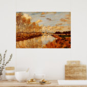 Poster Argenteuil, vu du petit bras de la Seine (Cuisine)