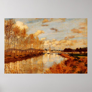 Poster Argenteuil, vu du petit bras de la Seine