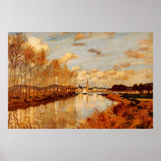 Poster Argenteuil, vu du petit bras de la Seine (Devant)