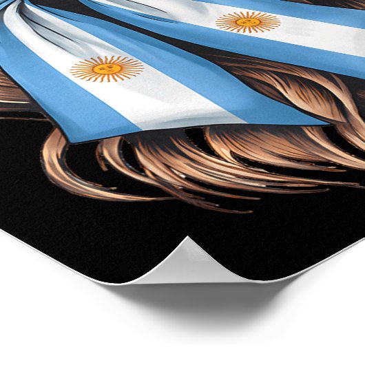Poster Argentina Pride Argentinian Flag  (Coin)