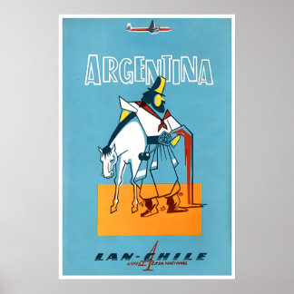 Poster Argentina Wall Art Print Buenos Aires Travel