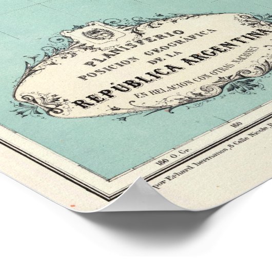 Poster Argentine Atlas 3 (Coin)