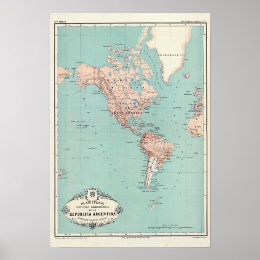 Poster Argentine Atlas 3 (Devant)