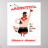 Poster Argentine Gauchos (Devant)