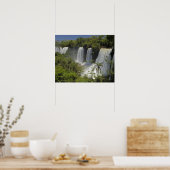 Poster Argentine, Iguacu Chute au soleil. (Cuisine)