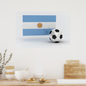Poster Argentine Soccer (Cuisine)