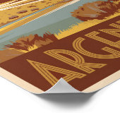 Poster Argentine Travel Art Vintage (Coin)