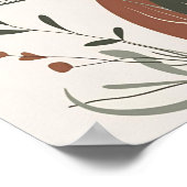 Poster Argile et feuille II (Coin)