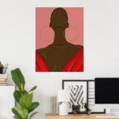 Poster Argolas com rosto (Bureau à domicile)