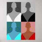 Poster Argolas de muitas faces (Devant)