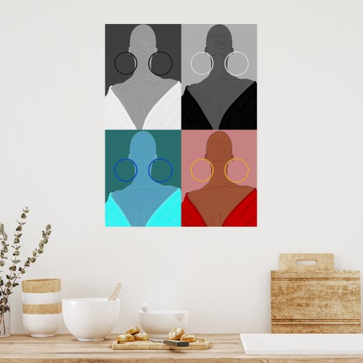 Poster Argolas de muitas faces (Cuisine)