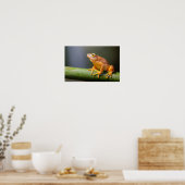 Poster Argus Reed Frog sur une branche (Cuisine)