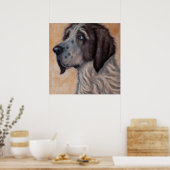 Poster Ariegeois - Portrait de chien (Cuisine)