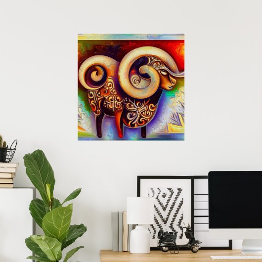 Poster Aries (10) (Bureau à domicile)