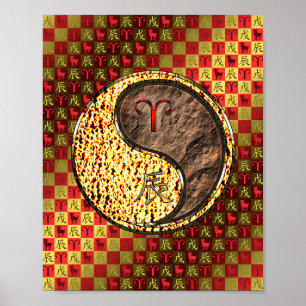 Poster Aries & Earth Dragon