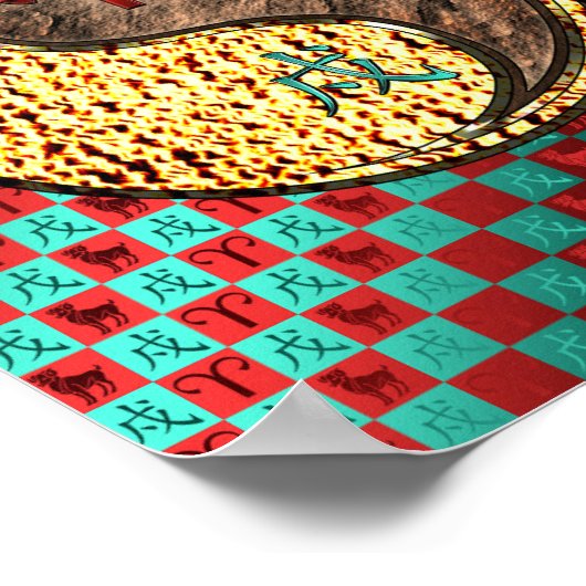 Poster Aries et Earth Dog (Coin)