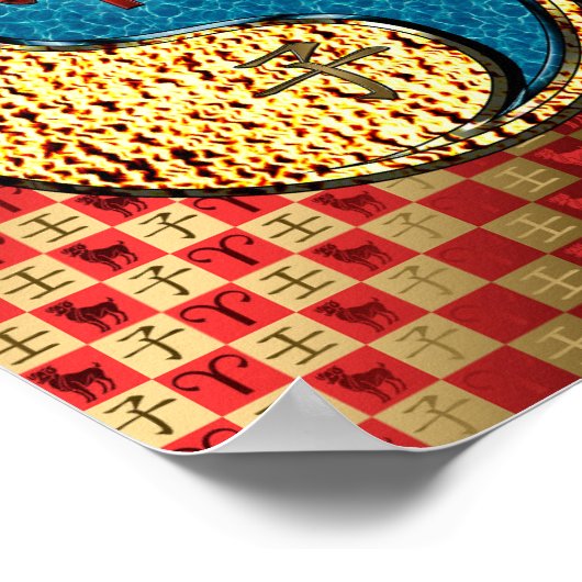 Poster Aries et rat d'eau (Coin)