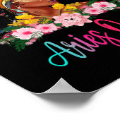 Poster Aries Queen Black Women Persistent Belle (Coin)