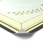 Poster Aries Ram, Constellation Vintage, Miroir d'Uranie (Coin)