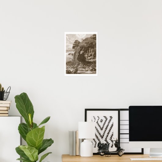 Poster Aristeus Compels Proteus to Reveal his Oracles, 17 (Bureau à domicile)