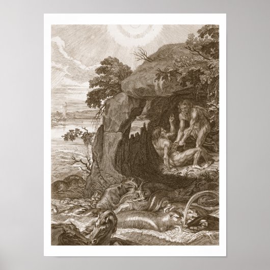 Poster Aristeus Compels Proteus to Reveal his Oracles, 17 (Devant)