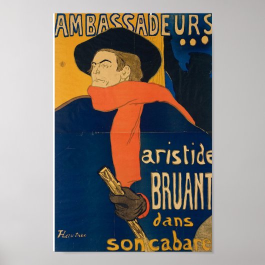 poster aristide Bruant (Voorkant)
