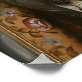 Poster Aristocratic Pug Renaissance Portrait Print (Coin)