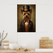 Poster Aristocratic Yorkshire Terrier Print, Renaissance (Cuisine)
